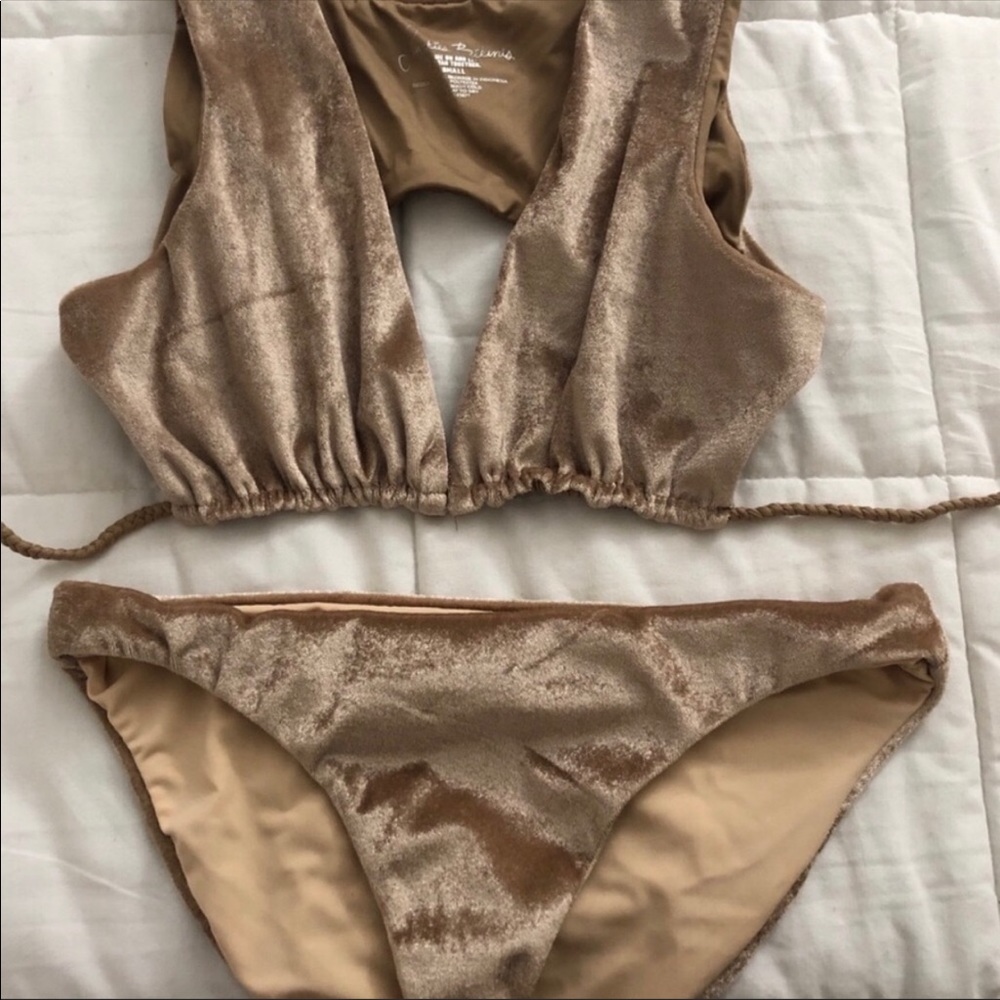Frankie’s Bikini Velvet set